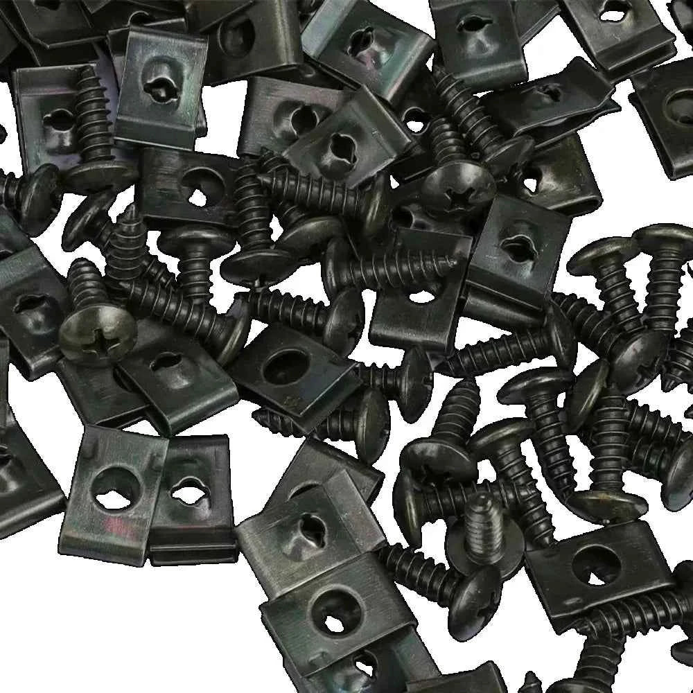 Heavy duty u profile self tapper screws for sheet metal 100 count suit for car bike and general mechanical fixing