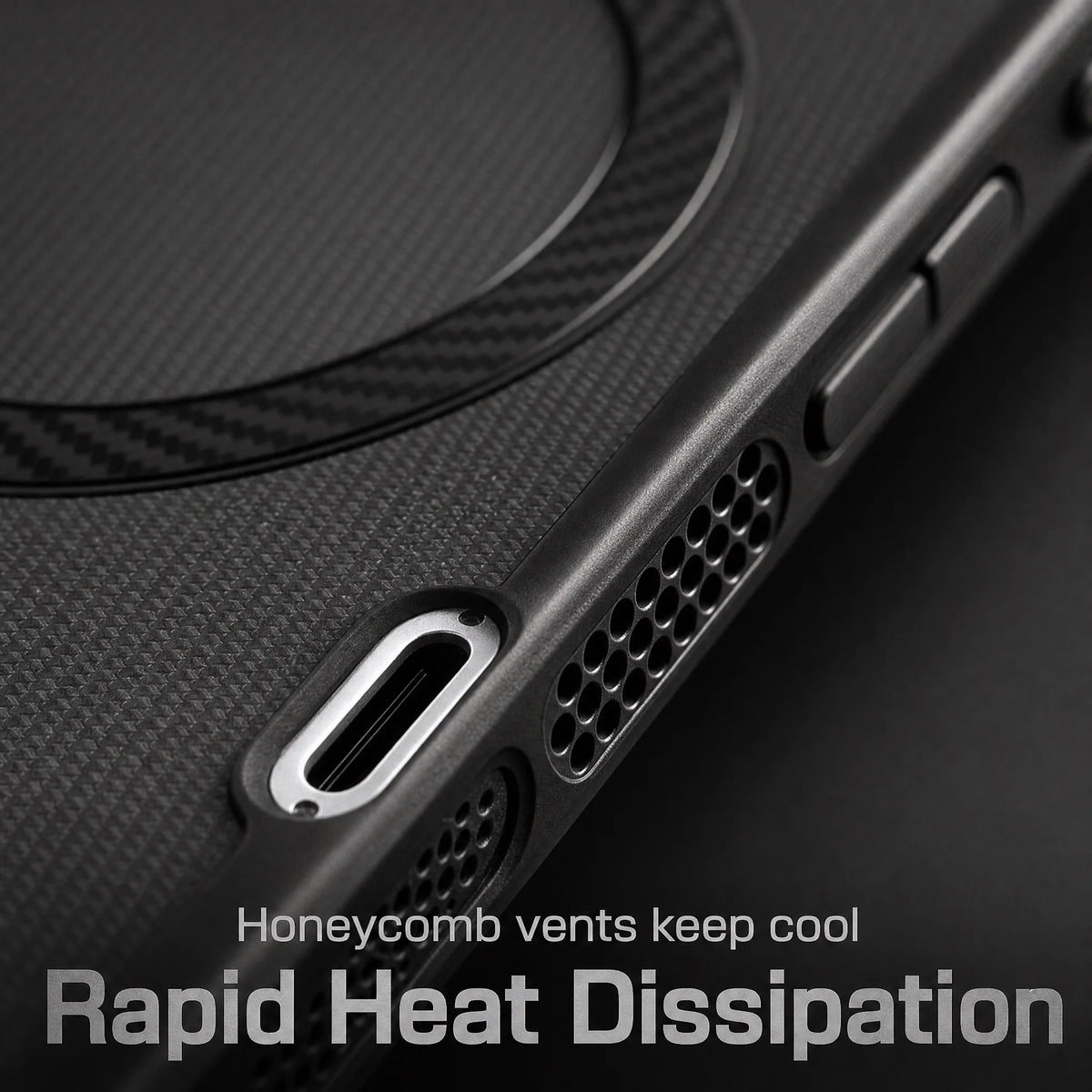 Magnetic Woven Phone Case For iPhone – Heat Dissipation