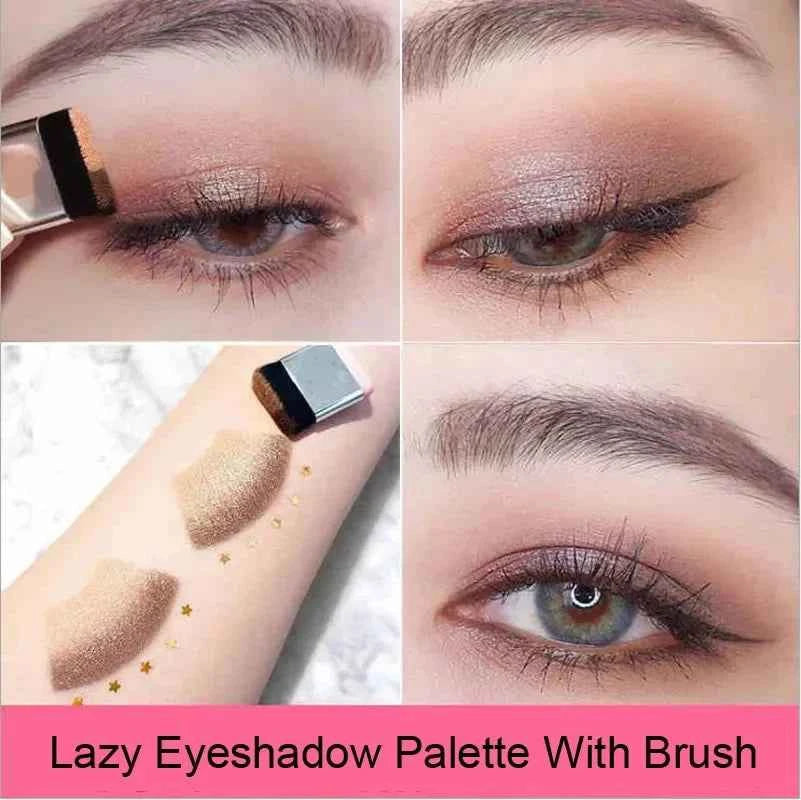 Two-Color Matte Eyeshadow Duo – Long-Lasting & Portable