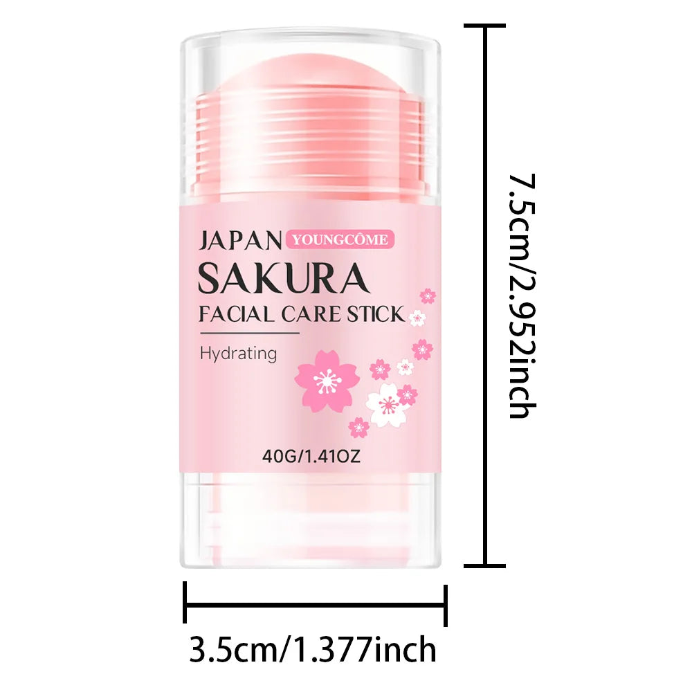 40g Color Sakura Facial Moisturizing Stick Cream for Deep Hydration