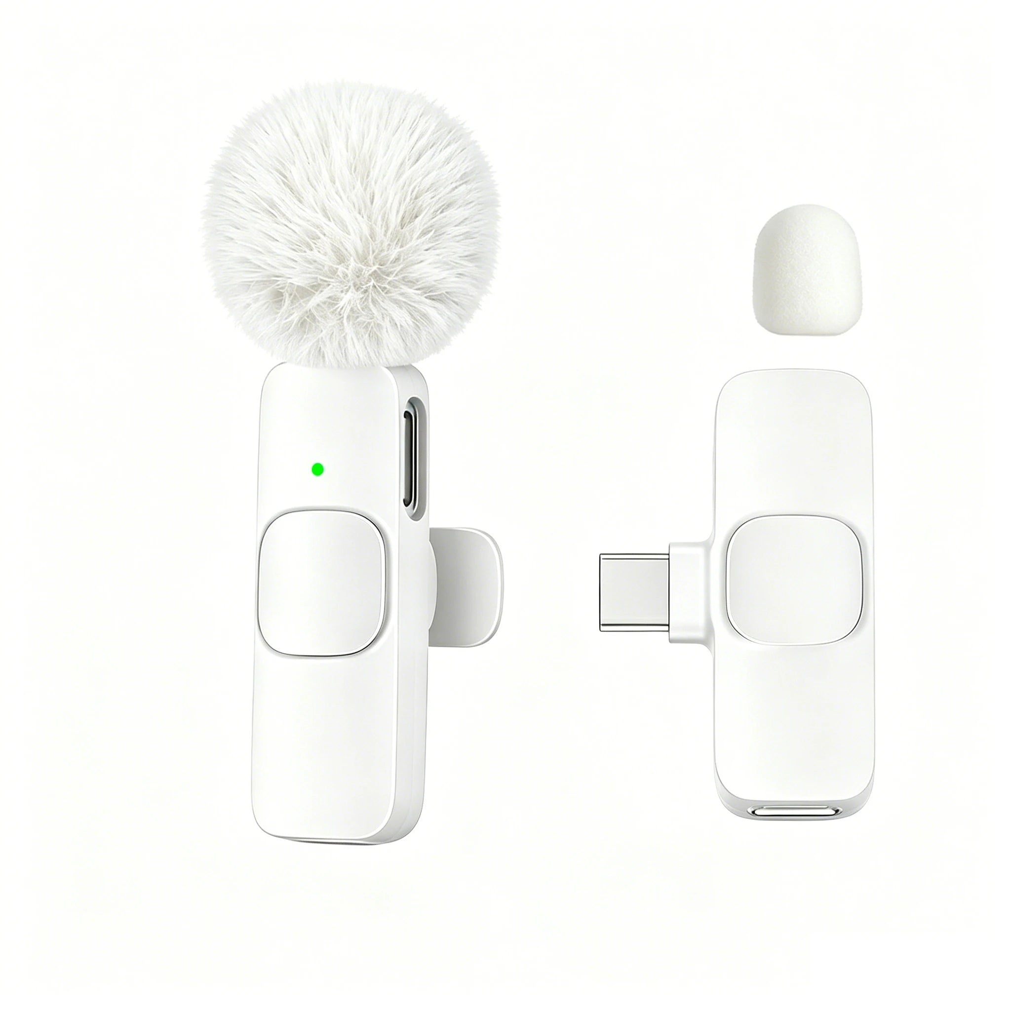 Type-C Port Professional Wireless Lavalier Microphone for Smartphones, Computers, Tablets, Plug and Play
