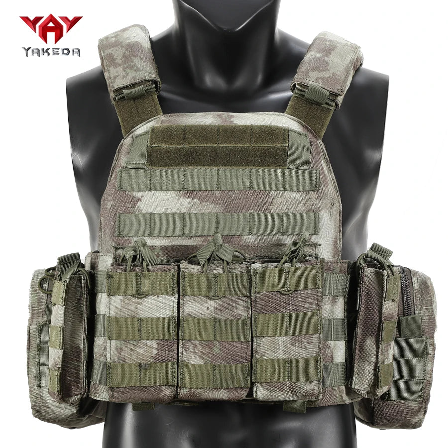 YAKEDA Quick disassembly training vest, detachable and expandable, comfortable, breathable, wear-resistant and tear resistant