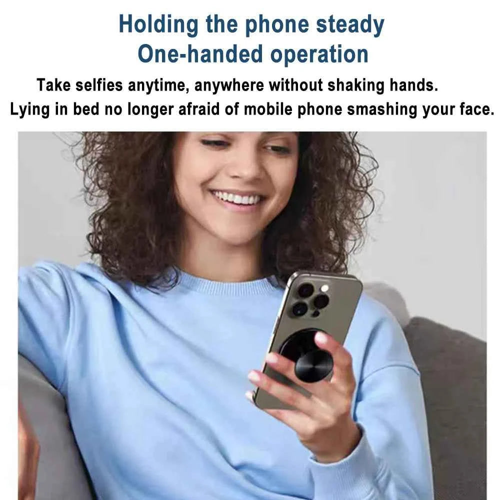 Grippopso Magnetic Folding Mobile Phone Grip Holder Socket Support Tok for IPhone 16 15 14 13  Ring Finger Expanding Stand