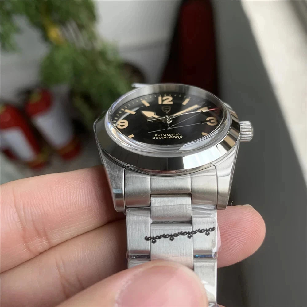 PAGANI DESIGN 2026 New 36MM Men Automatic Mechanical Watches NH35 Sapphire Stainless Steel AR Coating 20Bar Clock Watch for Men