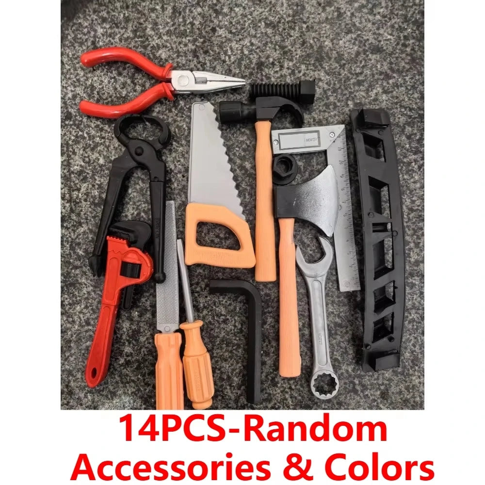 Kids Toys Simulation Repair Tools Set for Boy Safe Plastic Children Maintenance Tools Screwdriver Hammer Tongs Pretend Play Toy