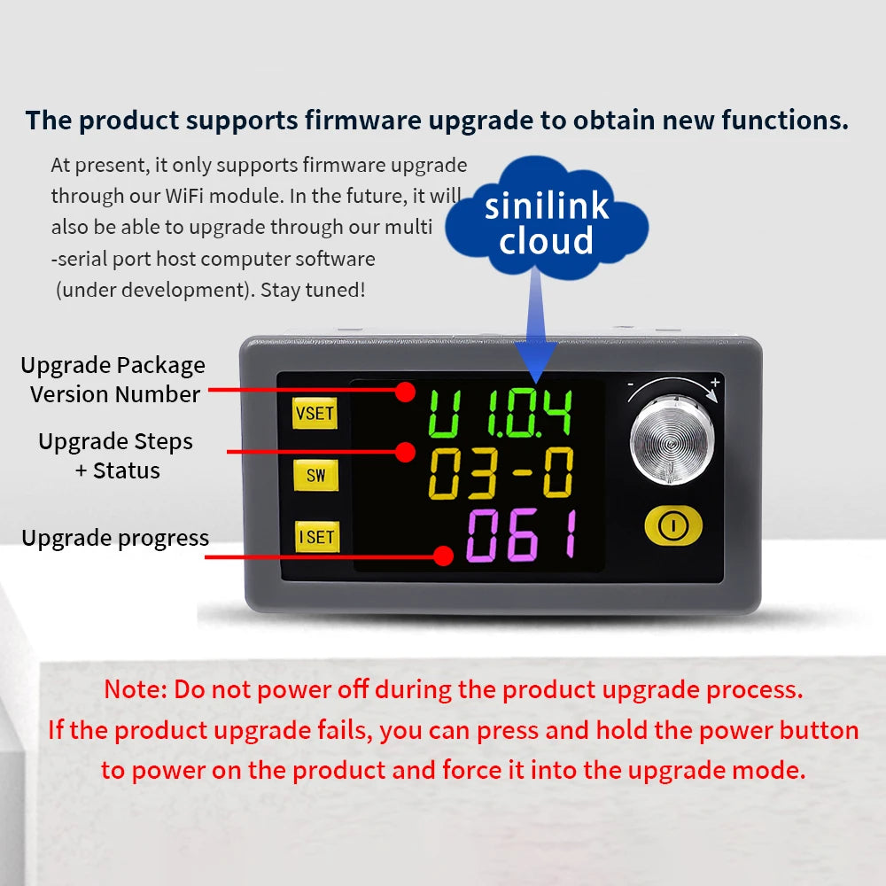 SK60 SK120 DC Buck Boost Converter CNC Adjustable Regulated Laboratory Power Supply Constant Voltage Current Solar Charge Modul