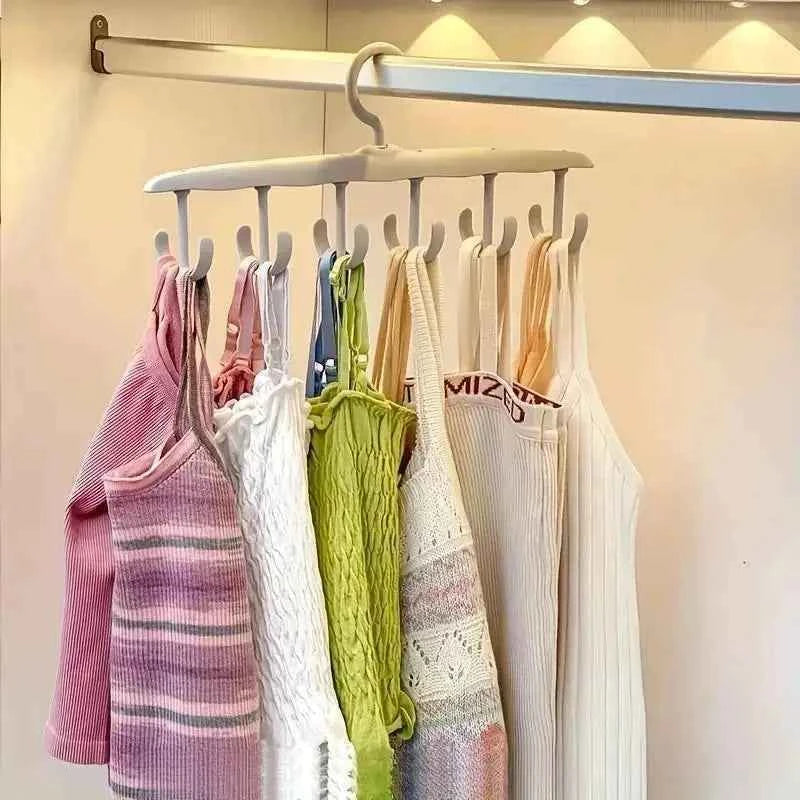 12-Hook Rotating Hanger – Space-Saving Closet Organizer for Ties, Belts, Underwear, Skirts | Portable Home & Dorm Storage 2030