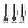 Kitchen Tool Set Nylon Kitchen Utensils Set Sturdy Cutlery Kit With Non-Stick Spatulas Comfortable Handle Cookware Accessories