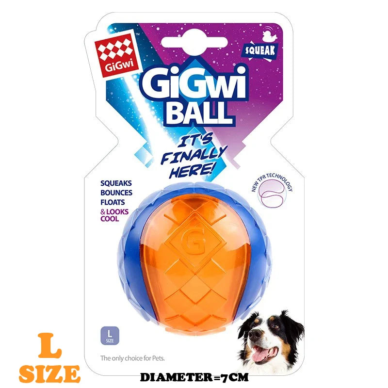 Large Breed Dog Toys for Aggressive Chewers - Almost Indestructible Interactive Squeaky Giggle Chew Toy Long Lasting Tough Pet P