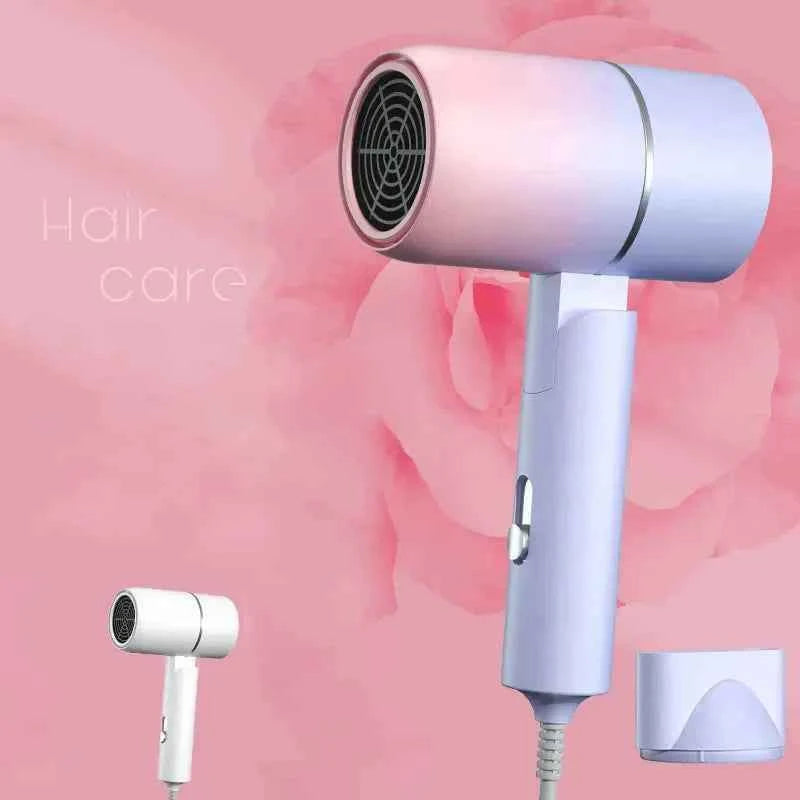 Portable Mini  Folding Hairdryer 220V-240V 750W with Carrying Bag Hot Air Anion Hair Care for Home Travel Hair Dryer Blow Drier