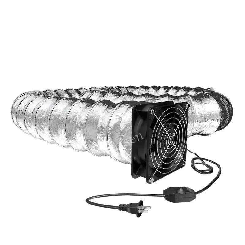 Adjustable Speed Solder Smoke Absorber ESD Fume Extractor Fan Pipe Duct Exhuast Fan with 2M Pipe Tub Ventilation Fan