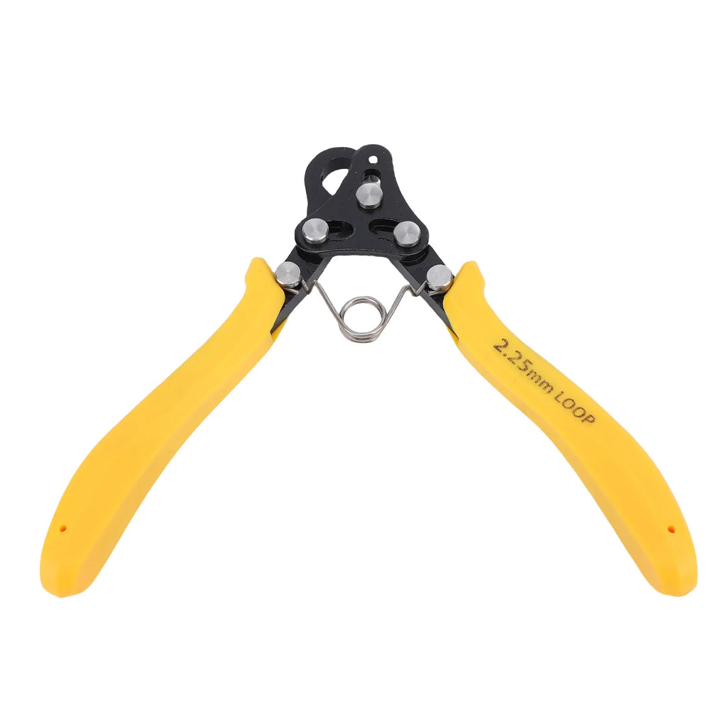 9 Pin Looping Pliers Looping Pliers Tool 2.25mm One Step Looper for 18-26 Gauges Craft Wire Golden Silver Copper Iron Winding