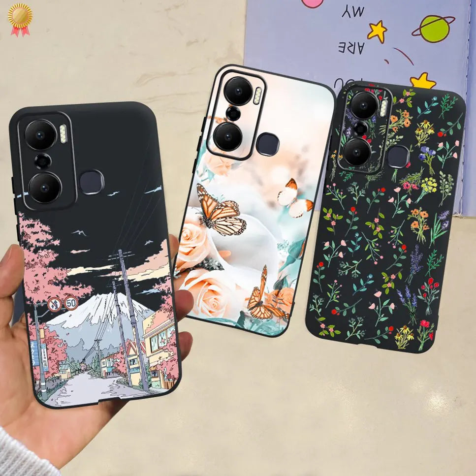 For Infinix Hot 20 Play 20i 4G Case Cute Astronaut Clear TPU Silicone Bumper Cover For Infinix Hot 20 Play 20i Phone Case Funda