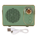 Retro Bluetooth 5.0 Speaker Classic Mini Bluetooth Speaker Supports TF/AUX/USB Ports Rechargeable MP3 Player Camping Party Gift