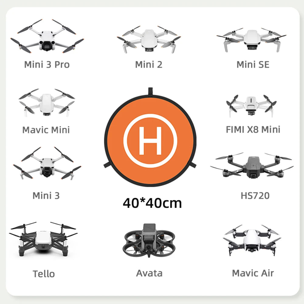 BRDRC Foldable Landing Pads for DJI Mavic 4 Pro/Air 3S/Neo 2/Mini 5 Pro/4 Pro/Mini 3/Mini 4K/2 Drone Mat Quadcopters Accessories