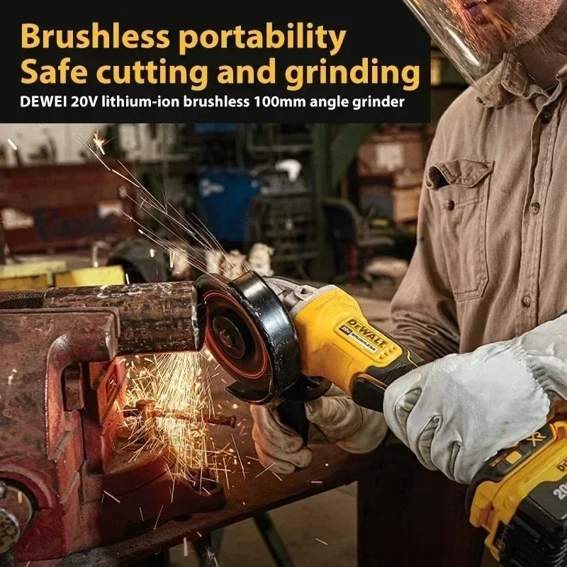 DEWALT DCG405 125mm flat head angle grinder bare machine tool cutting machine brushless 18V lithium battery tools