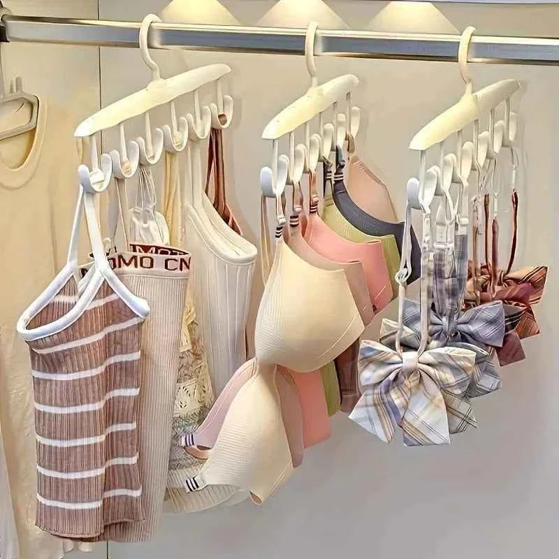12-Hook Rotating Hanger – Space-Saving Closet Organizer for Ties, Belts, Underwear, Skirts | Portable Home & Dorm Storage 2030