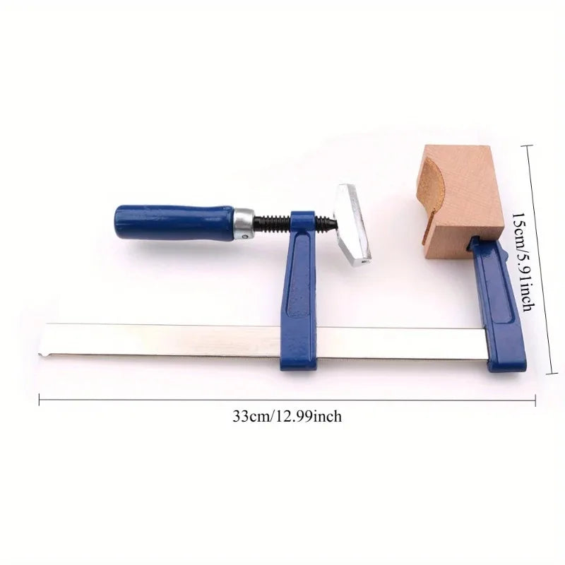 1 PC Guitar Bass Fretting Tool Fingerboard Fretboard Press Tool with Wooden Blocks and Mini Wrench Luthier Tools Accessories Kit