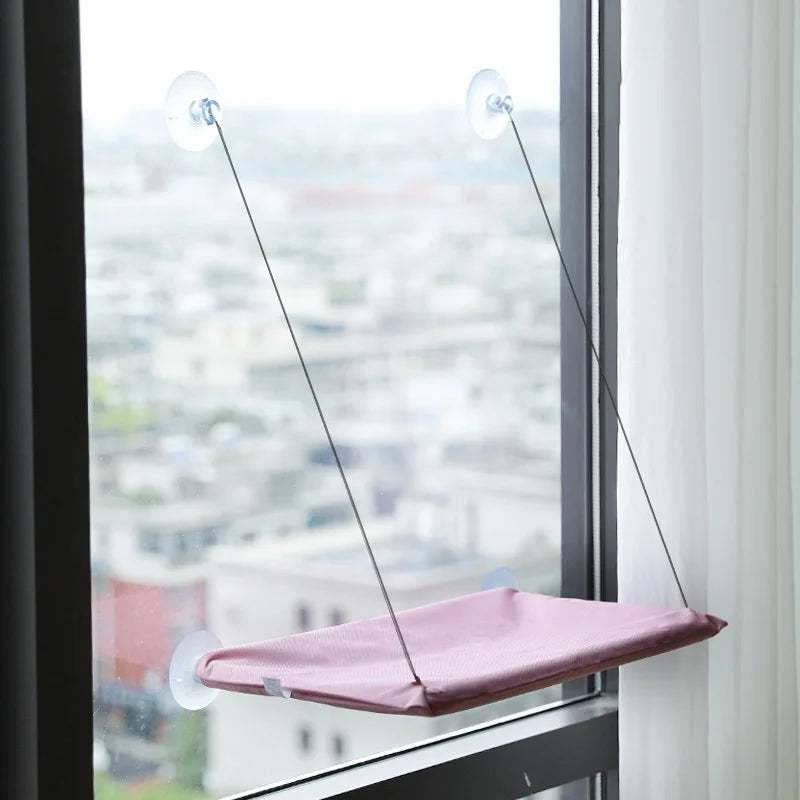 New Pet Cat Hammock Hanging Cat Bed Bearing 20 kg Comfortable Sunny Window Seat Kitten Rock Climbing Frame Pet Supplies