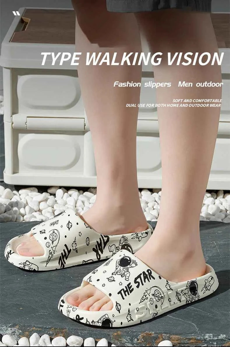 Slippers FOR WOMEN'S Summer Outdoor Wear, New Indoor Home, Bathroom, Shower, Non Slip, Household Slippers for Men Zyt2411