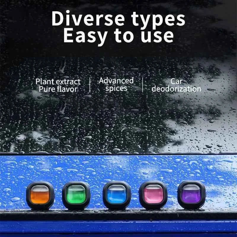 4 Pack Car Air Freshener Car Air Vent Freshener, Car Aroma Relax Long-lasting Fragrance Powerful Odor Eliminator