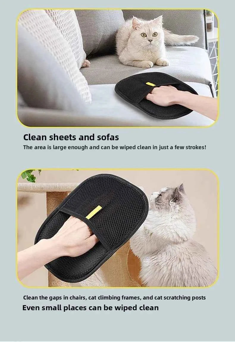 Pet Hair Removal Gloves, Cat hair, Dog Hair Brush, Hair Remover, Household Carpet, Sofa, adhesive Hair Gloves, Cleaning Brush
