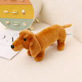 10 Inch Adorable Dachshund Plush Toy Soft Stuffed Animal Dog Doll For Home Decor kids' Birthday Parties And Gifts
