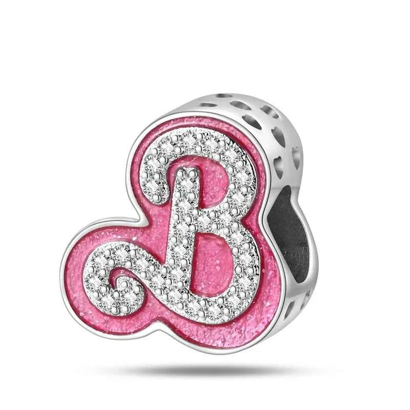 925 Silver Pink Princess Skirt Butterfly High Heels Fashion Bag Charms Beads Fit Pandach 925 Original Bracelets Fine DIY Jewelry