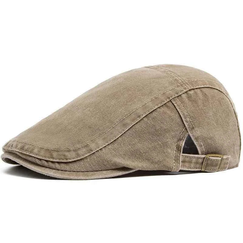 Spring Summer Vintage Cotton Beret Men Women Fashion Flat Visor Cap Casual Berets Retro Newsboy Hat Unisex Adjustable Sun Hats