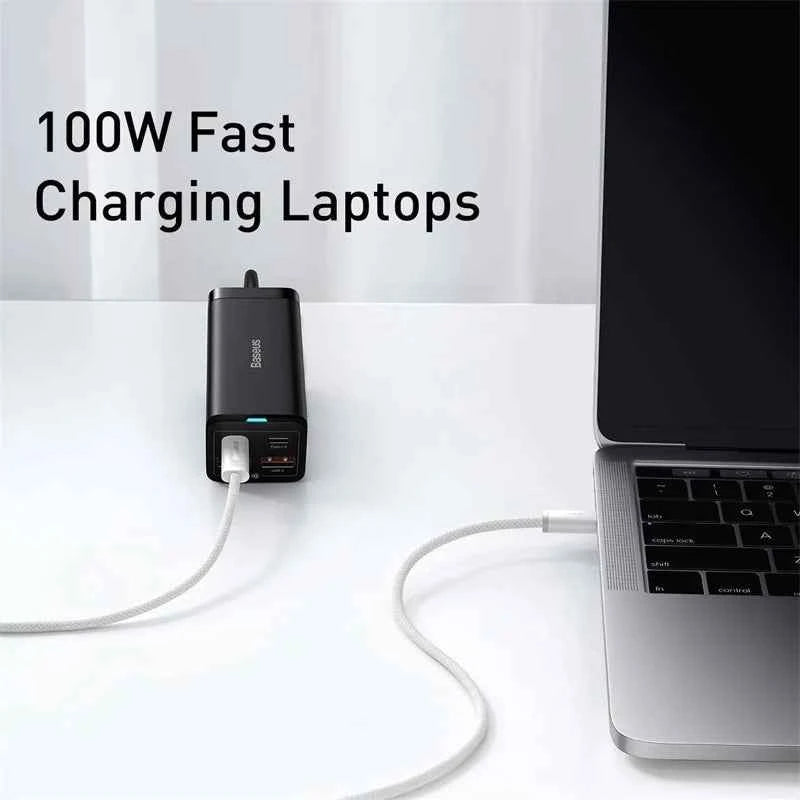 Baseus 100W USB C Cable For iPhone 16 15 Plus Pro Max Type C Cable For Macbook Pro ipad PD Fast Charger Cord Type-C Cable
