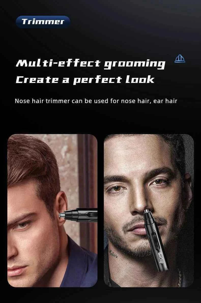 1 PCS Black Electric Nose Hair Trimmer Ear and Nose Hair Trimmer Professional Painless Nose Hair Trimmer For MenAnd Women