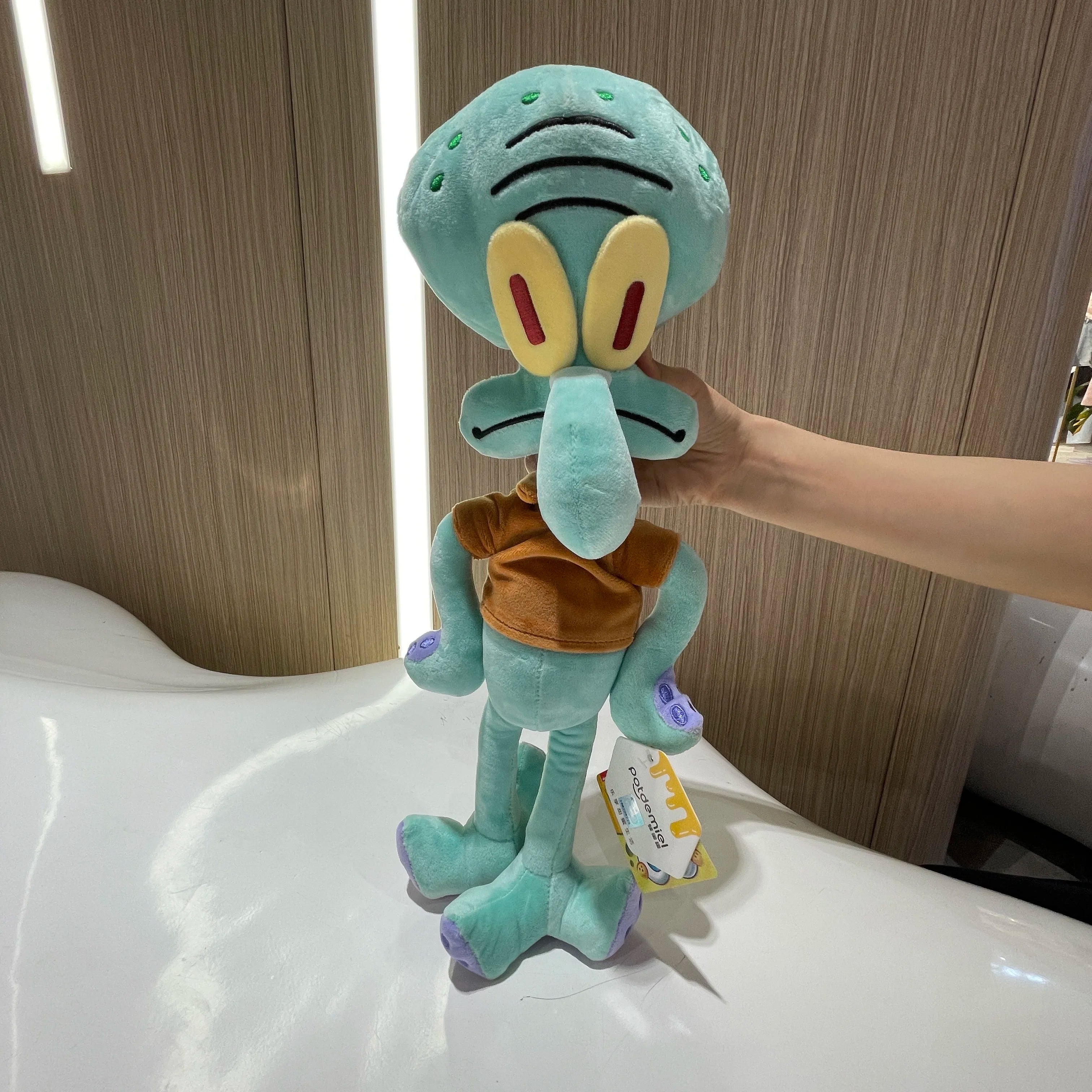 Genuine Anime Spongebob Squarepants Patrick Star Squidward Eugene H. Krabs Gary Kawaii Cartoon Stuffed Plush Toys Birthday Gift