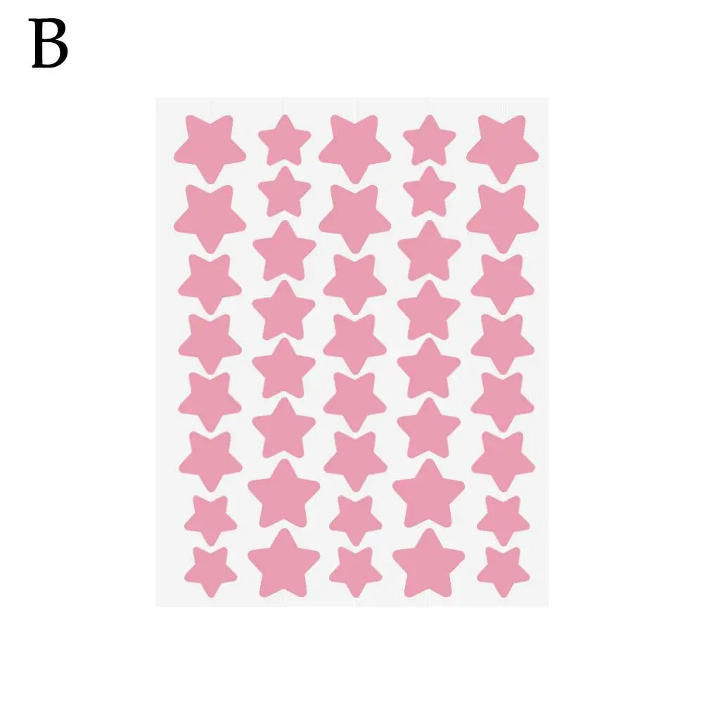 Pink Color Star Pimple Patches For Acne – Cute Invisible Spot Covers