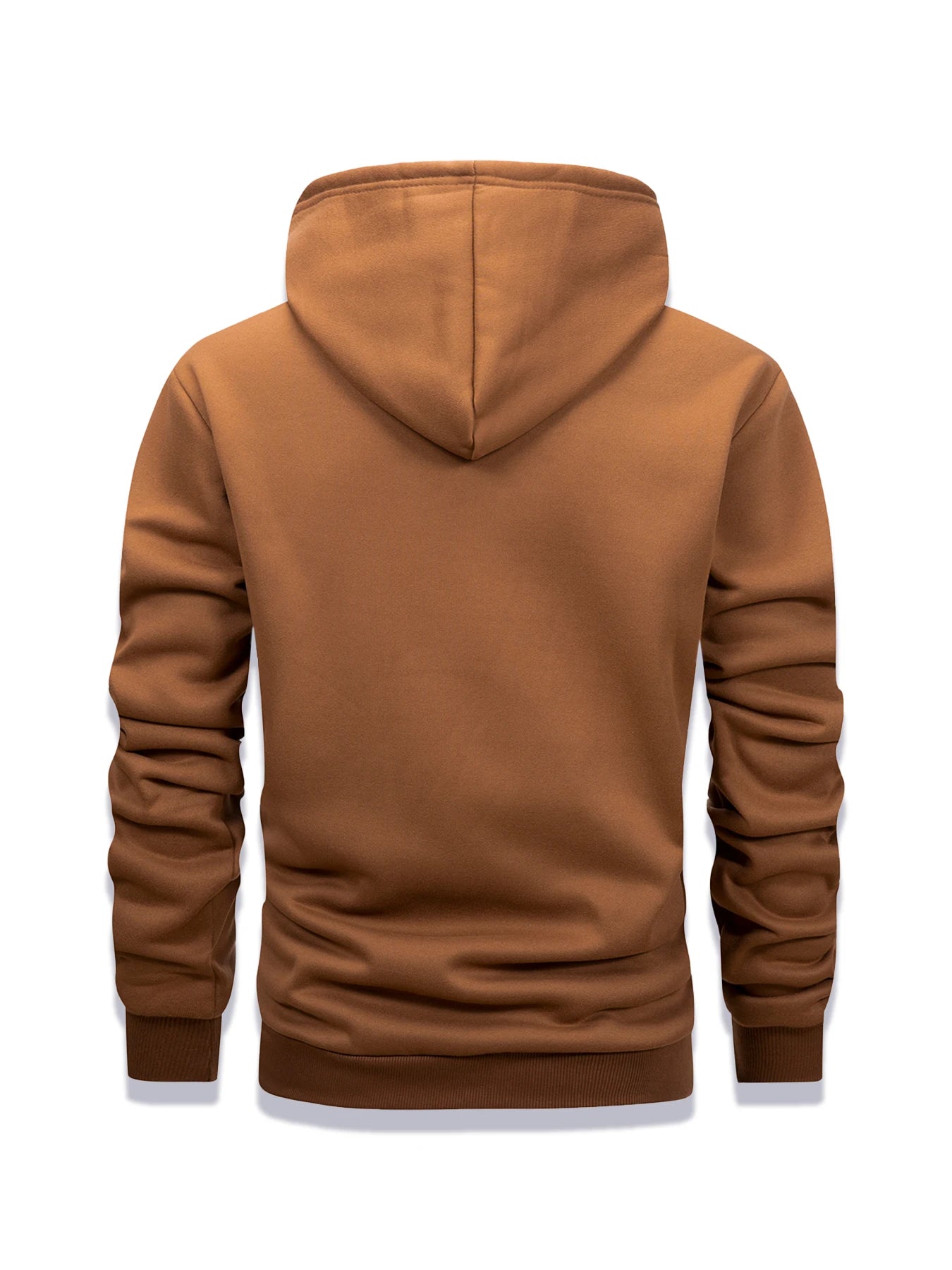 Spring and Autumn Solid Color Sports Hoodies Fleece Men's and Women's Sweatshirts Trendy Pullovers Couples Hoodies