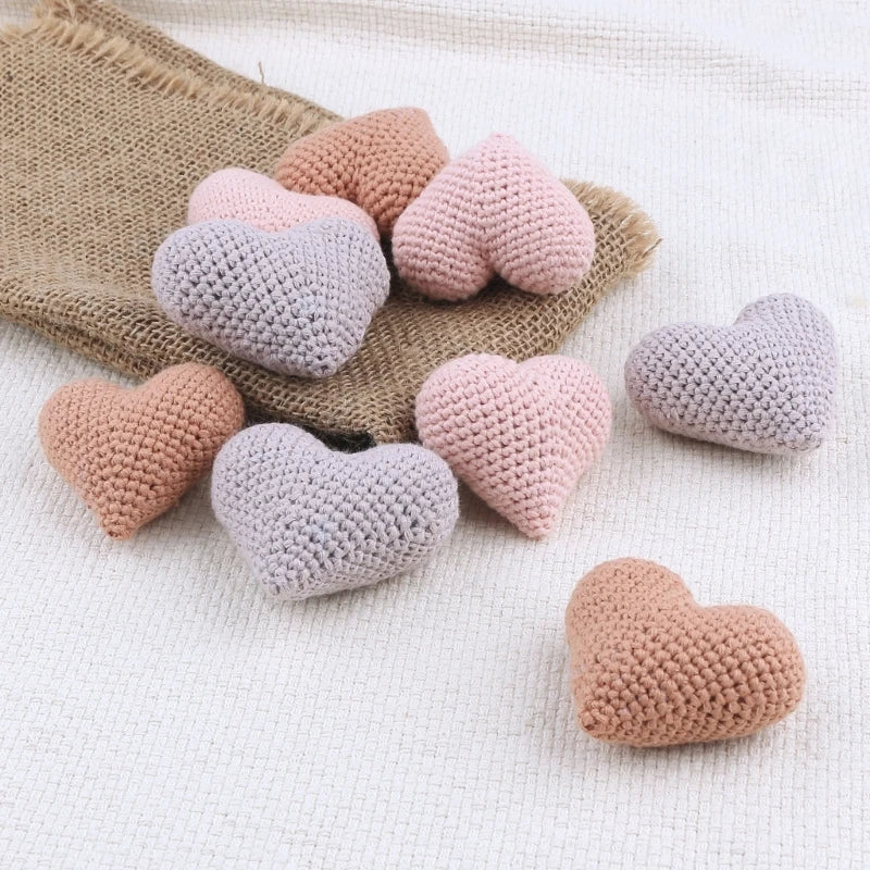 Crochet Animal Baby Pacifier Clip Accessories Handmade Knitted Bunny Teether Beads Newborn Nipple Clip Dummy Soother Holder Toy