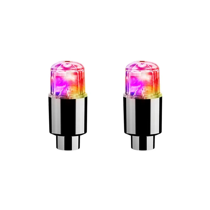2/4/8Pcs Tire Valve Cap Lights Durable Tire Lights For Car Air Valve Caps With Lights For Motorcycles Bicycles Electric /*-