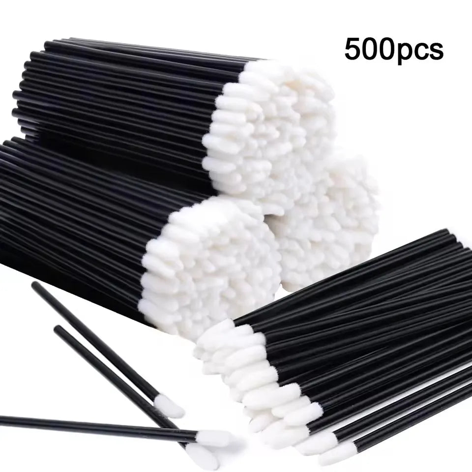 500/1000PCS Lip Wands Applicators Disposable Lip Brush Lipstick Brush Lip Gloss Applicator Wands Makeup Applicator Beauty Tool