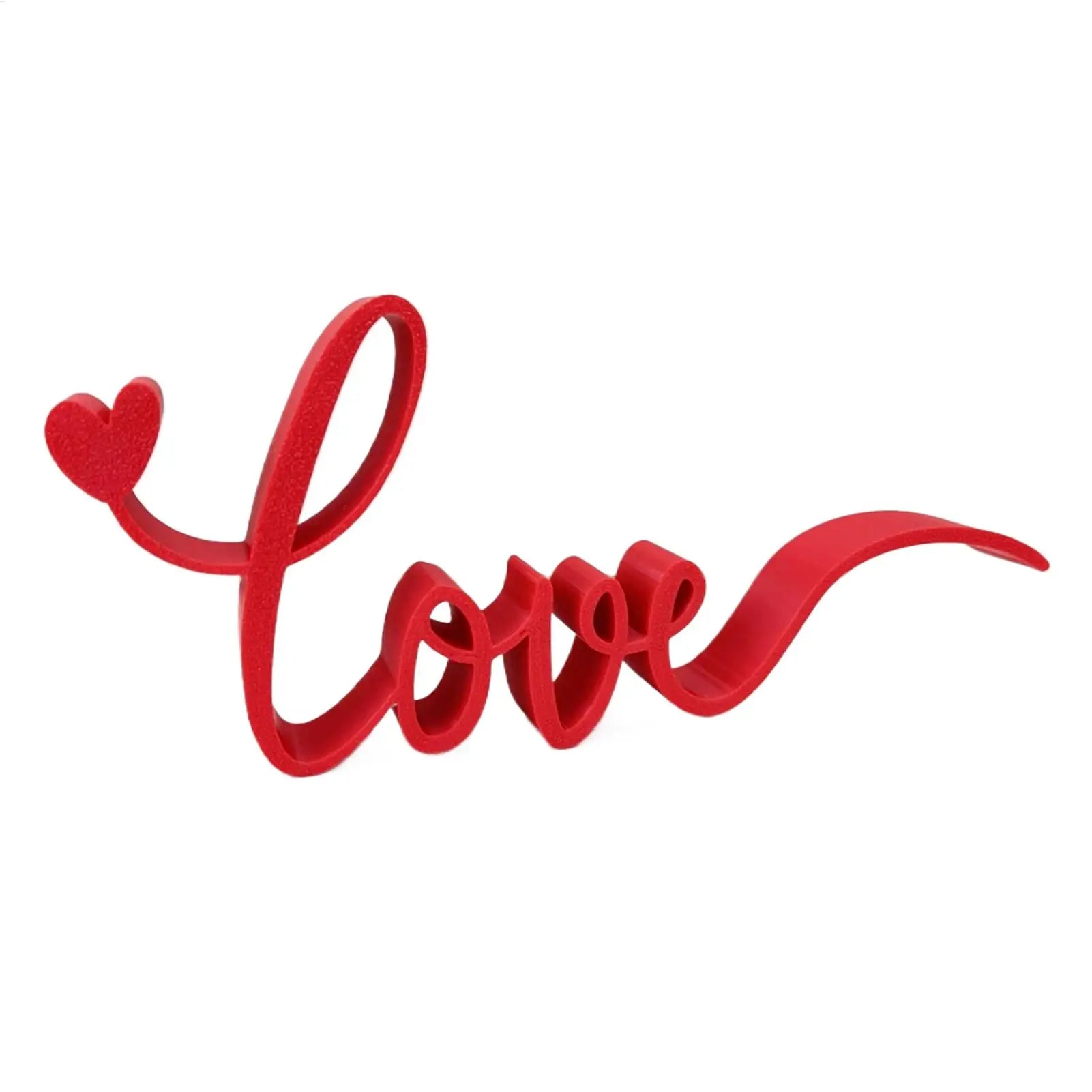 Love Letter Tabletop Decor Blocks Red Love Sign Centerpiece Romantic Home Decor For Home Bedroom Hotel Valentine Wedding Party