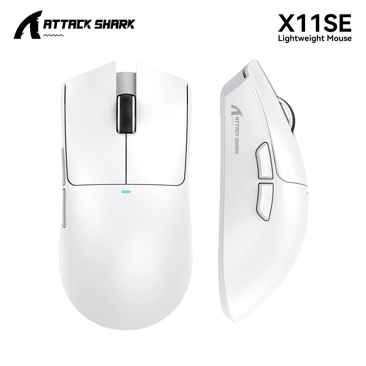 Attack Shark X11 & X11se Wireless Gaming Mouse,Bluetooth Tri-Mode Connection, PixArt PAW3311,Touch Magnetic Charging Base
