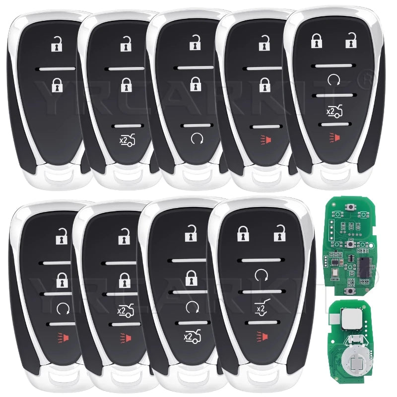 For Chevrolet Volt Blazer Traverse Camaro Cruze Malibu Sonic Equinox Spark 315/433MHz HYQ4AA/EA Smart Remote Car Key Logo