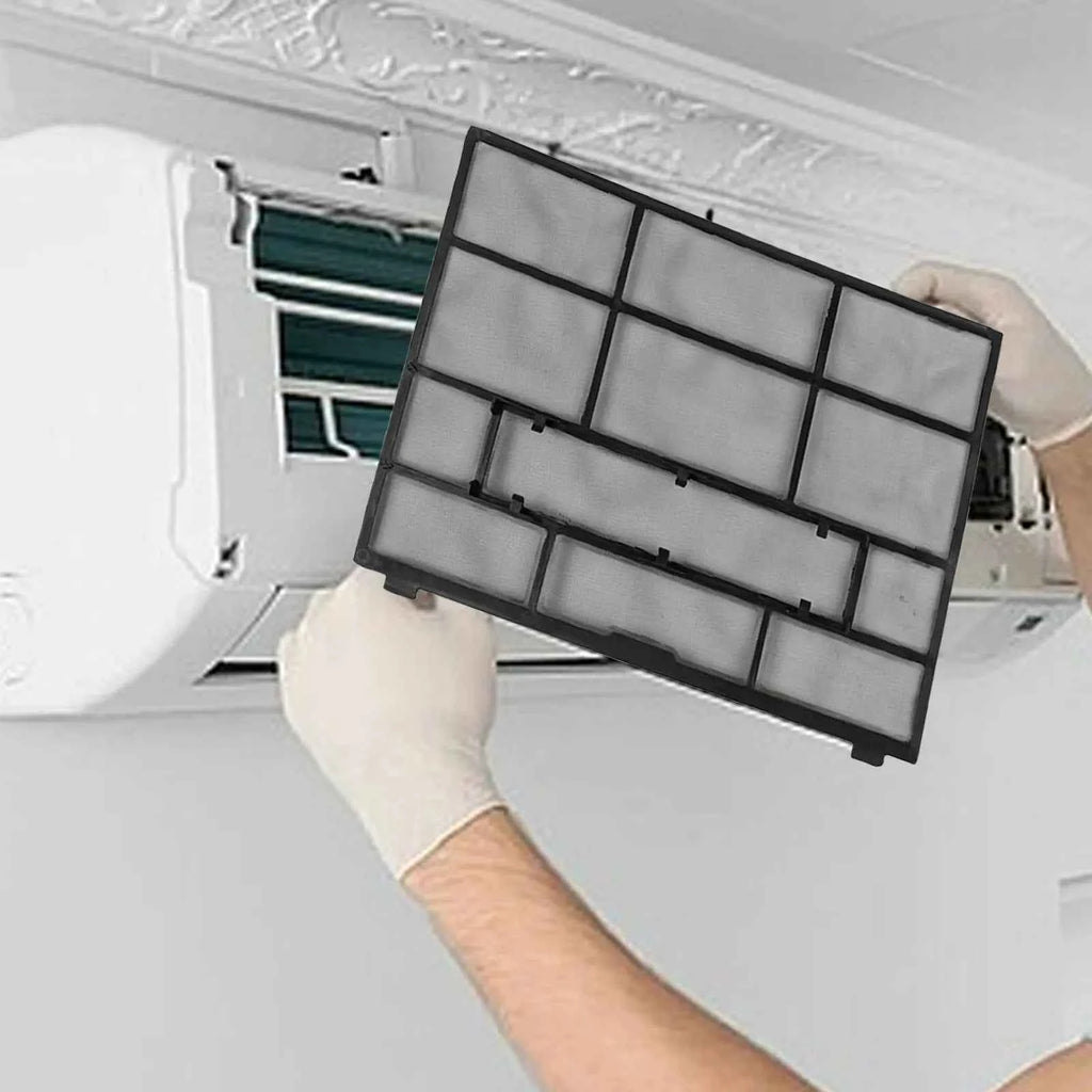 2Pcs/Set Plastic Air Conditioner Filter Mesh Indoor Unit Hanging Dust Screen Household Air Conditioning Filter Accessories