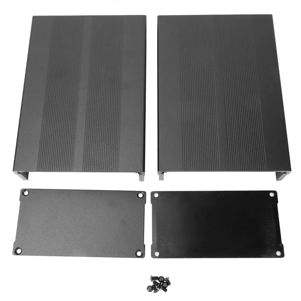 Electronic  Aluminum Cooling Case Enclosure Electronic  Circuit Board Project Aluminum Box Cooling Case 55 x 106 x 150mm