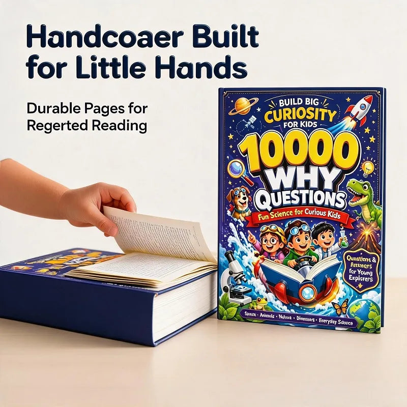 10000 Why Kids Science Encyclopedia Book Educational Picture Book for Curious Young Explorers