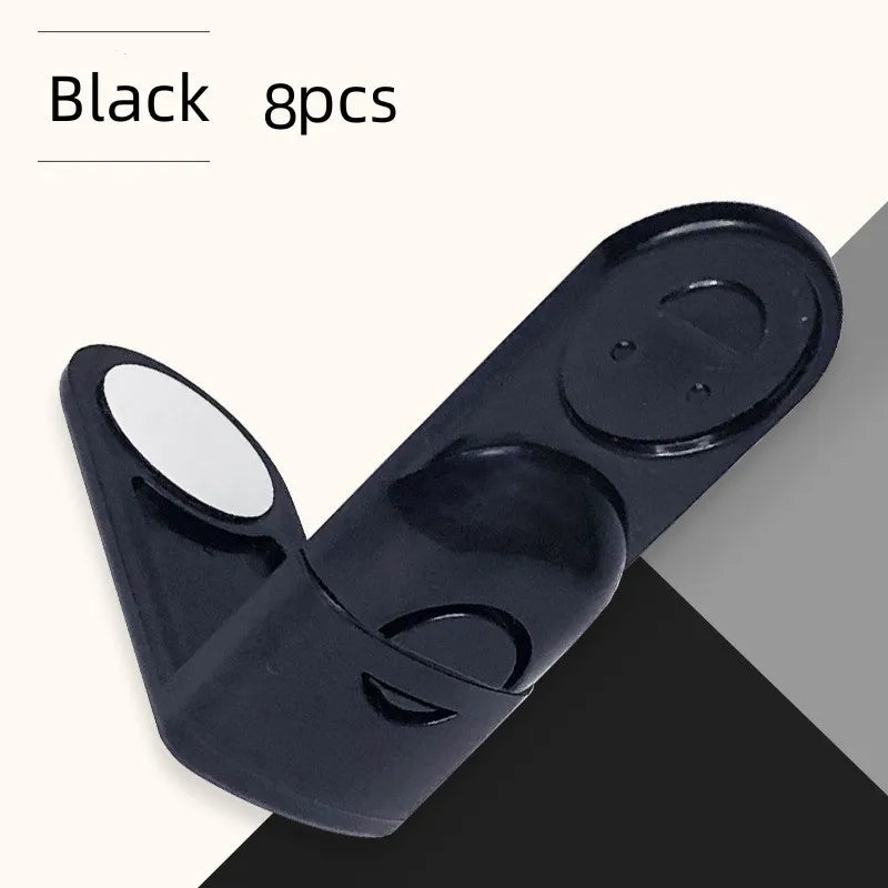 Baby Safety Lock Drawer Anti-Pinching Hand Cabinet Drawer Locks Plastic White Safety Buckle for Children Security Protection