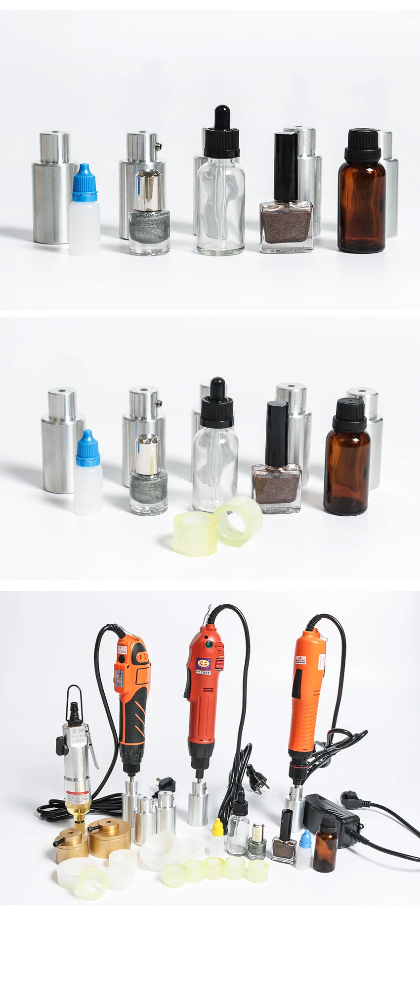 ZONESUN ZS-OS600 Manual Flat Cap Screwing Machine With Security Ring For Electric Plastic Bottle Portable Wearable Lid
