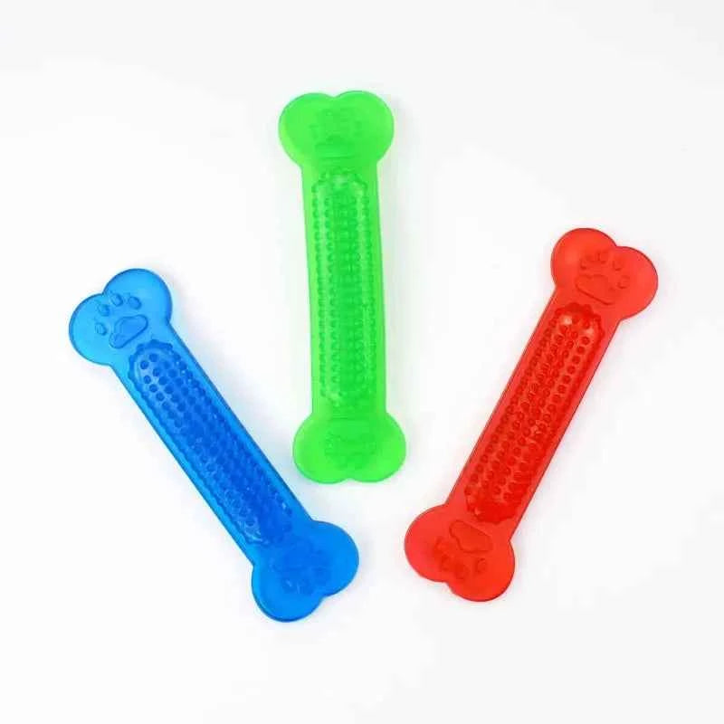 Pet Dog Chew Toys Rubber Bone Toy Aggressive Chewers Dog Toothbrush Doggy Puppy Dental Care For Dog Pet Accessories