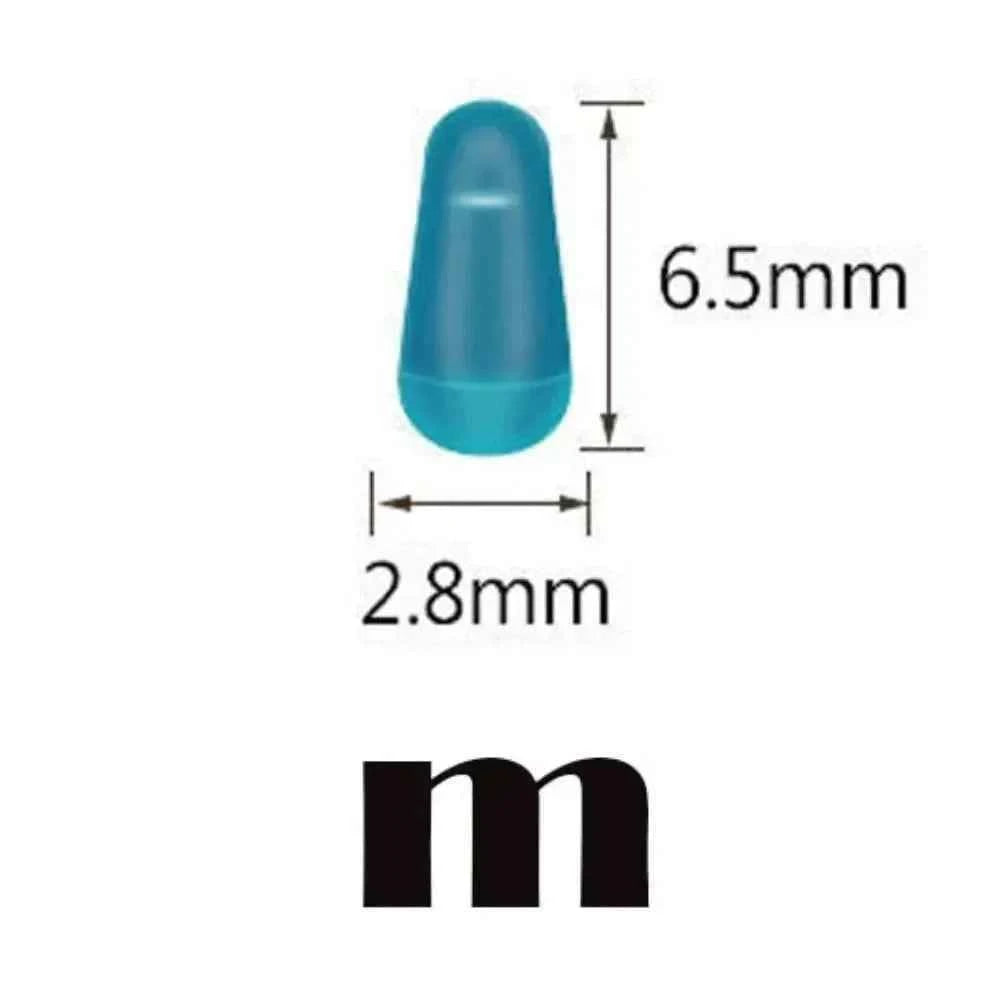 High Quality Rubber Space Beans Sea Carp Fly Fishing Blue Rubber Oval Stopper Fishing Float Fishing Bobber