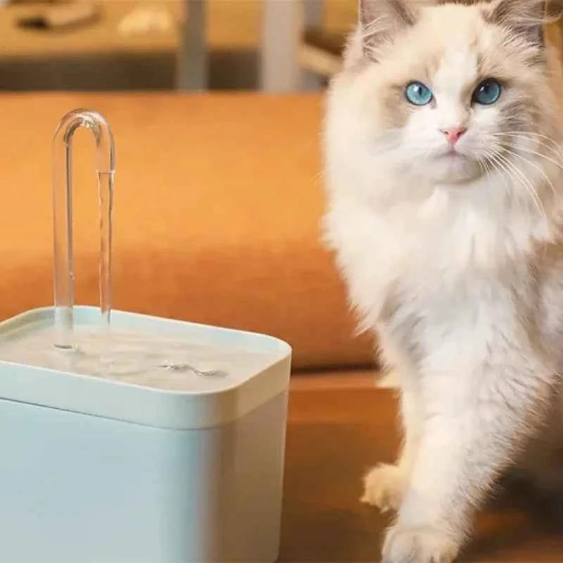Pet Water Dispenser Auto Filter Electric Mute Cat Drinker 1.5L Recirculate Filtring Drinker for Cat Water Fountain