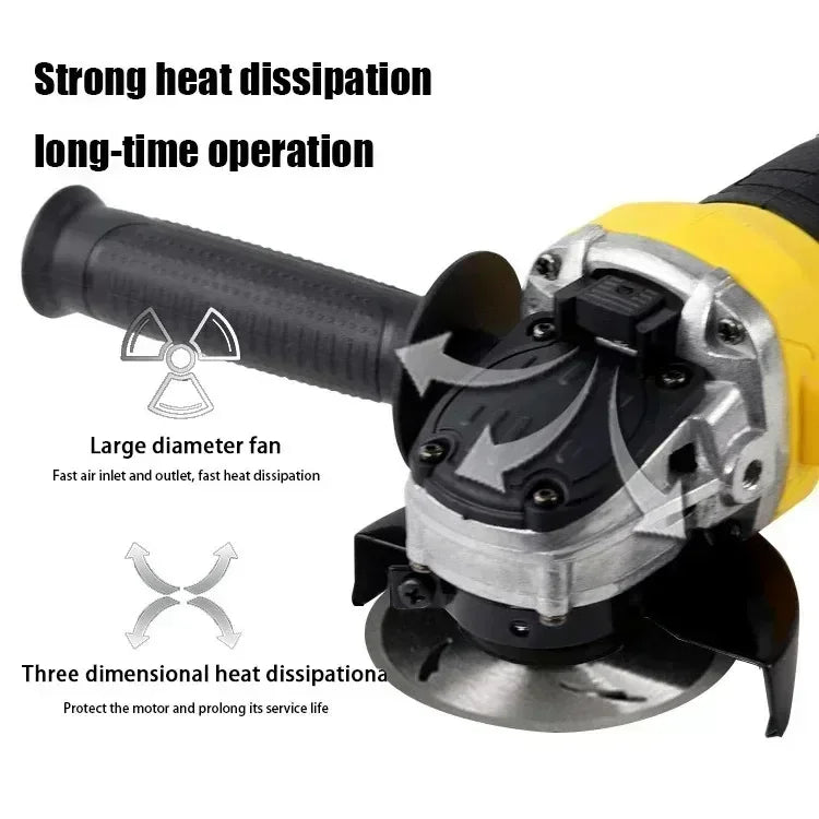 DEWALT DCG405 125mm flat head angle grinder bare machine tool cutting machine brushless 18V lithium battery tools