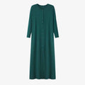 AS SS26 summer loose style button dress comfortable ribbing fabric dress o-neck lady clothes